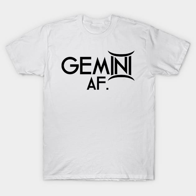 Gemini AF T-Shirt by SillyShirts